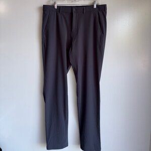 MIZZEN + MAIN Helmsman Chino Slim Performance Pants Size 35x32 Gray